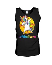 SOFTBALL UNICORN DABBING Unisex Tank thumbnail