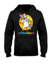 SOFTBALL UNICORN DABBING Hooded Sweatshirt thumbnail