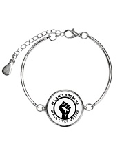 I CAN'T BREATHE Metallic Circle Bracelet thumbnail