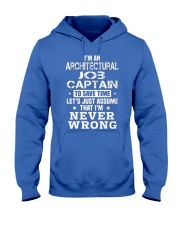 Architectural Job Captain Hooded Sweatshirt front