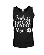 BadAss Great Dane mom Funny Dog Hood Unisex Tank thumbnail