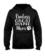 BadAss Great Dane mom Funny Dog Hood Hooded Sweatshirt thumbnail