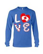 Medical Nurse Valentine Day Shirt Long Sleeve Tee front