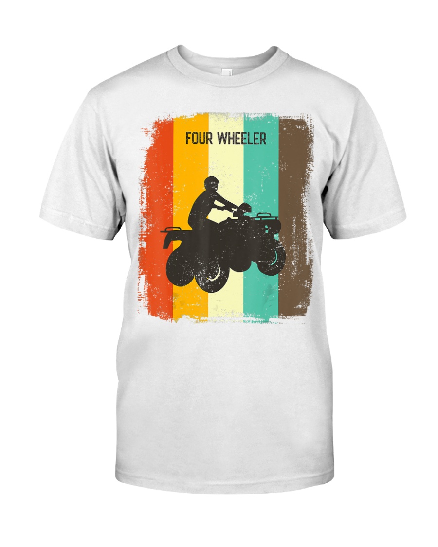 Four Wheeling TShirt Retro 70s Vintage Premium Fit Mens Tee