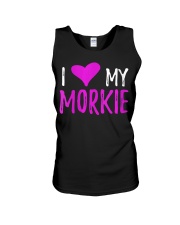 Womens I Love My Morkie T-Shirt Funny Mal Unisex Tank thumbnail