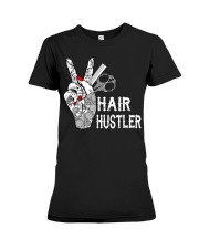 Hairstylist Hairdresser Hair Hustle Premium Fit Ladies Tee thumbnail