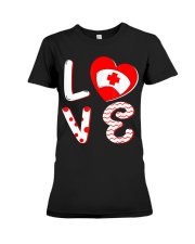 Medical Nurse Valentine Day Shirt Love Premium Fit Ladies Tee thumbnail