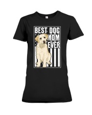 Best Dog Mom Ever Yellow Labrador Premium Fit Ladies Tee thumbnail