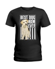 Best Dog Mom Ever Yellow Labrador Ladies T-Shirt thumbnail