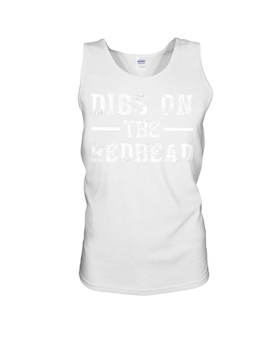 Dibs On The Redhead Shirt Funny St Pat Unisex Tank