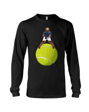 Bear On Tennis Ball Mens - by Behrbone Long Sleeve Tee thumbnail