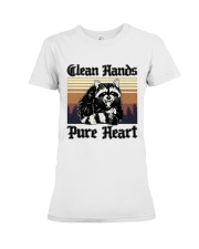 Clean Hands Pure Heart Premium Fit Ladies Tee tile