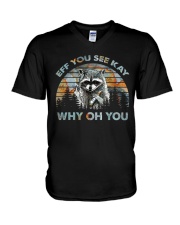 Eff You See Kay Why Oh You V-Neck T-Shirt tile