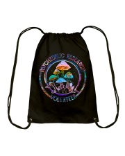 Psychedelic Research Volunteer Mushroom Drawstring Bag tile