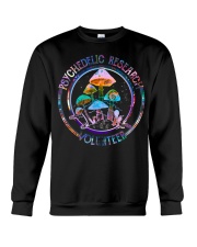 Psychedelic Research Volunteer Mushroom Crewneck Sweatshirt tile