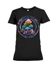 Psychedelic Research Volunteer Mushroom Premium Fit Ladies Tee tile