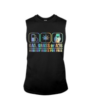 Gas Grass Or A-ss Nobody Rides For Fr-ee Sleeveless Tee tile
