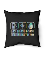 Gas Grass Or A-ss Nobody Rides For Fr-ee Indoor Pillow tile
