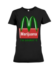 Ma-rijuana - i'm smo-kin' it Premium Fit Ladies Tee tile