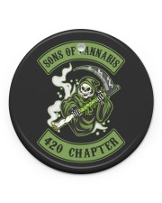 SONS OF CAN-NABIS 420 CHAPTER. Circle Ornament (Porcelain) tile