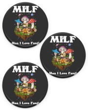 Man I Love Fungi Circle Ornament (Porcelain) tile