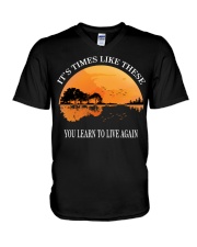 You Learn To Live Again, V-Neck T-Shirt tile