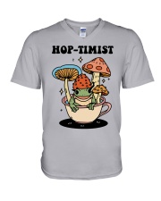 Hop-Timist V-Neck T-Shirt tile