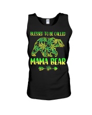 Blessed to be called mama bear Unisex Tank tile