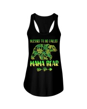 Blessed to be called mama bear Ladies Flowy Tank tile