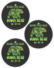 Blessed to be called mama bear Circle Ornament (Porcelain) tile