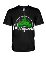 Castle Ma-rijuana V-Neck T-Shirt tile