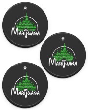 Castle Ma-rijuana Circle Ornament (Porcelain) tile