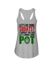 Let's Do Some Squats Ladies Flowy Tank tile