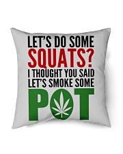 Let's Do Some Squats Indoor Pillow tile