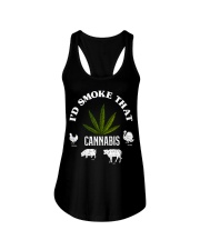I'D SMOKE THAT CAN-NABIS Ladies Flowy Tank tile