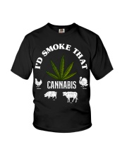 I'D SMOKE THAT CAN-NABIS Youth T-Shirt tile
