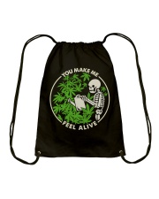 You make me feel alive Drawstring Bag tile