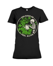 You make me feel alive Premium Fit Ladies Tee tile
