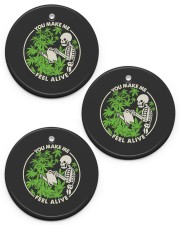 You make me feel alive Circle Ornament (Porcelain) tile