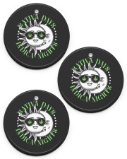 Sativa Days Indica Nights Circle Ornament (Porcelain) tile