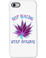 KEEP BLAZING STAY AMAZING Phone Case tile