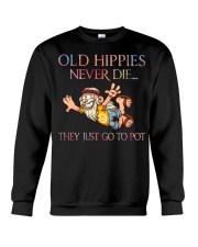 Old Hippie Never Die Crewneck Sweatshirt tile