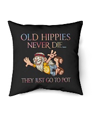 Old Hippie Never Die Indoor Pillow tile