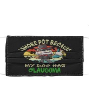 I smoke pot because my dog has glaucoma Mask tile