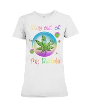 Can-nabis Stay Out Of My Bubble Premium Fit Ladies Tee tile