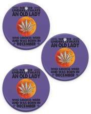 December Circle Ornament (Porcelain) tile