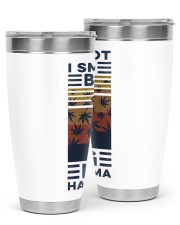 I smoke pot because my dog has glaucoma 30oz Tumbler tile
