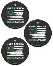 Ma-ke America High Again Circle Ornament (Porcelain) tile
