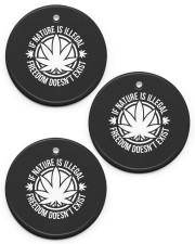If Nature Is Illegal Freedom Doesn't Exist Circle Ornament (Porcelain) tile