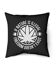 If Nature Is Illegal Freedom Doesn't Exist Indoor Pillow tile